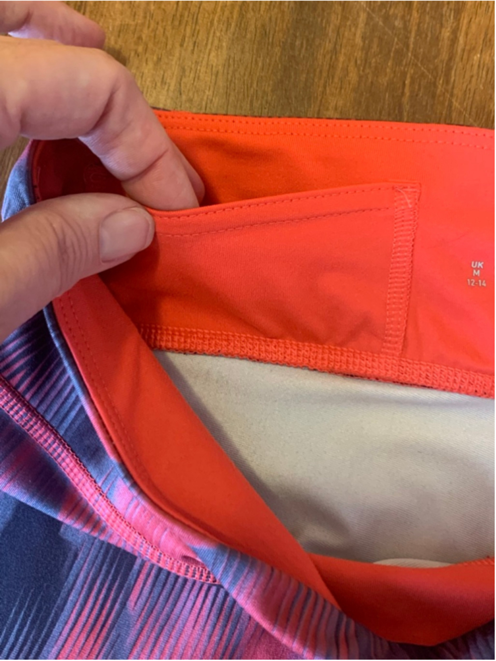 Adidas Leggings Medium Red Black - Picture 3 of 8